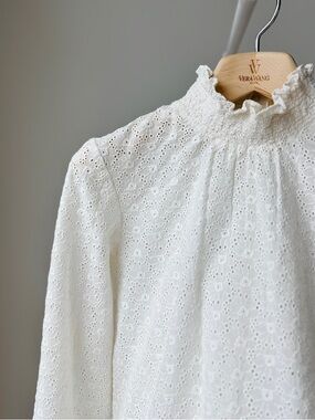 Sézane Cathy Blouse in Ecru